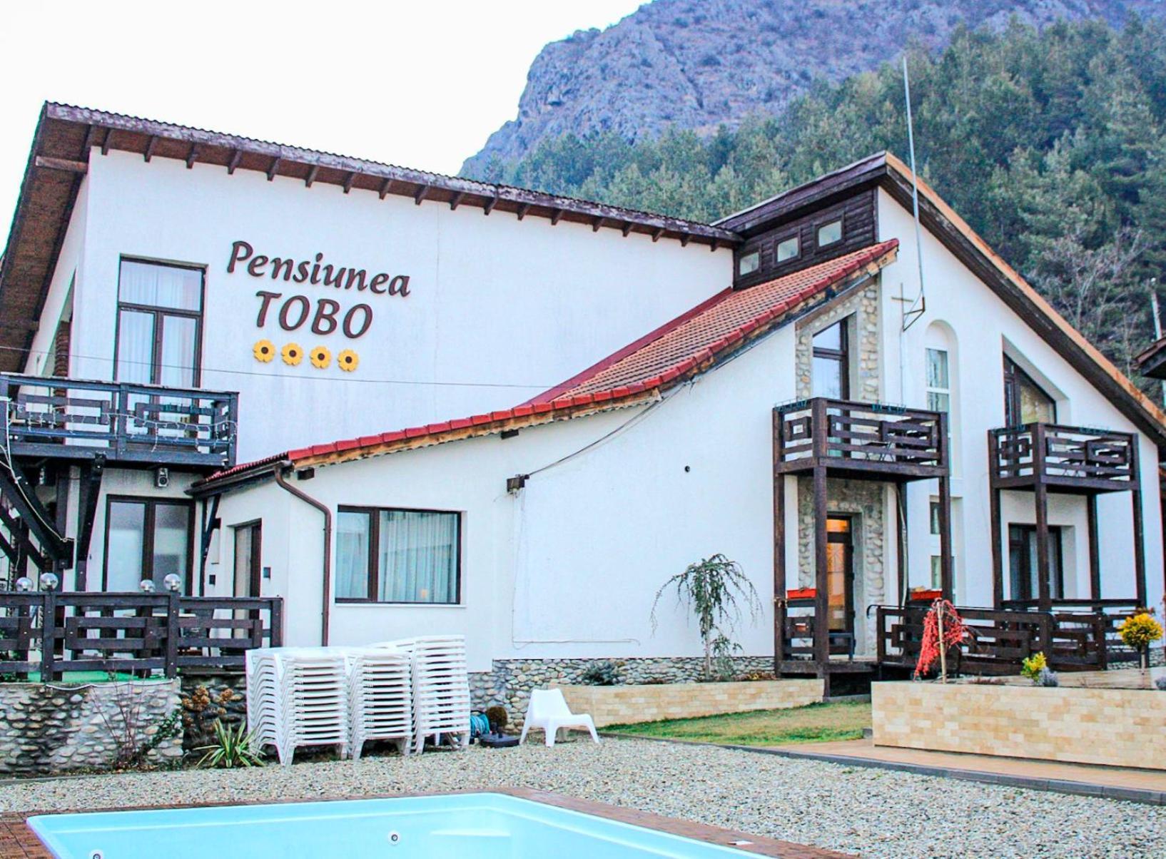 Pensiunea Tobo Baia de Fier Exteriör bild